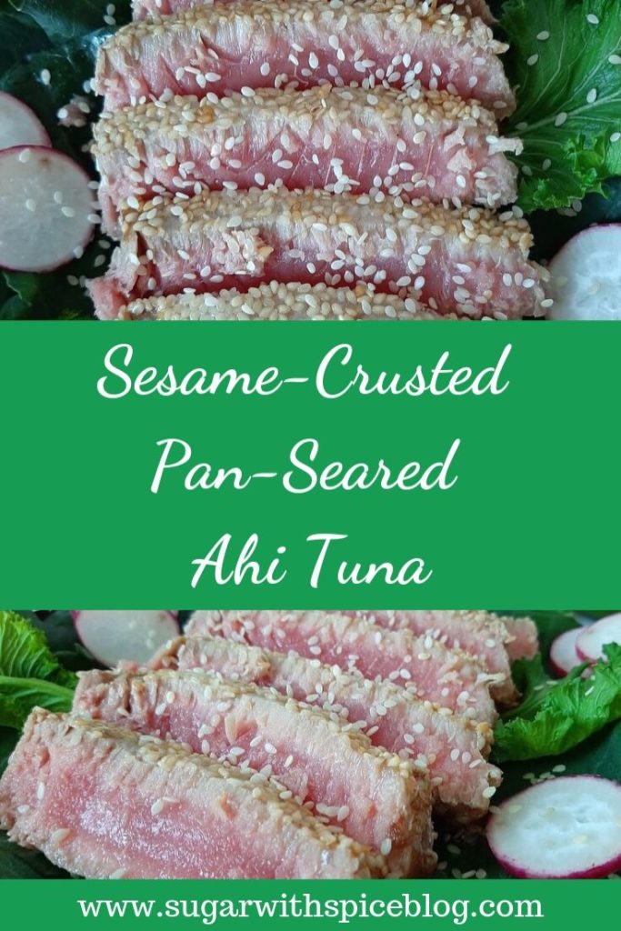 Sesame-Crusted Pan-Seared Ahi Tuna