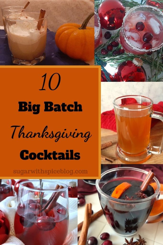 10 Big Batch Thanksgiving Cocktails