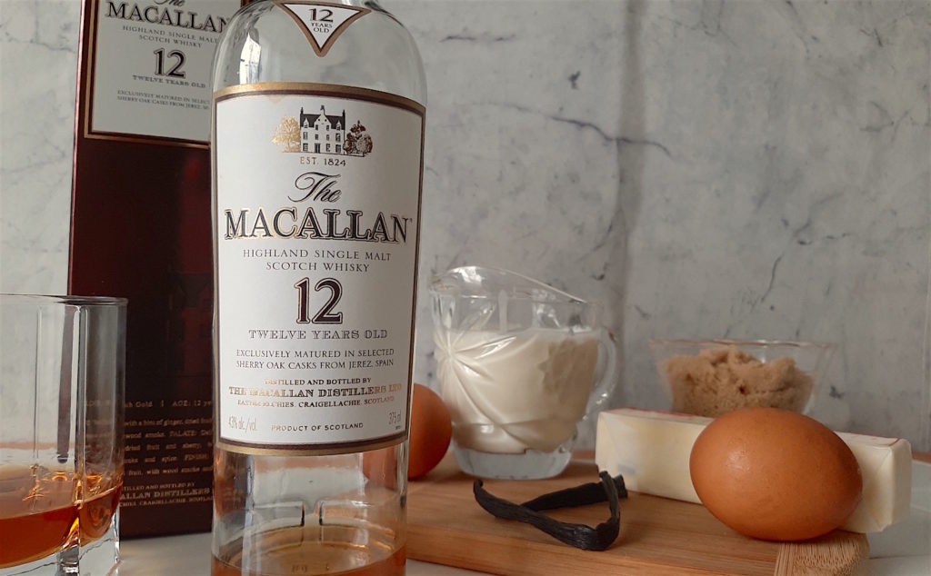 The Macallan 12 Year, Cream, Butter, Sugar, Eggs, Cremé Brulee