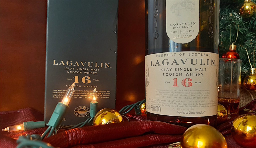 Lagavulin 16 winter scotch