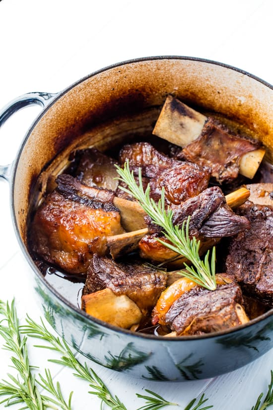 Braised Beef Short Ribs from The Stay at Home Chef