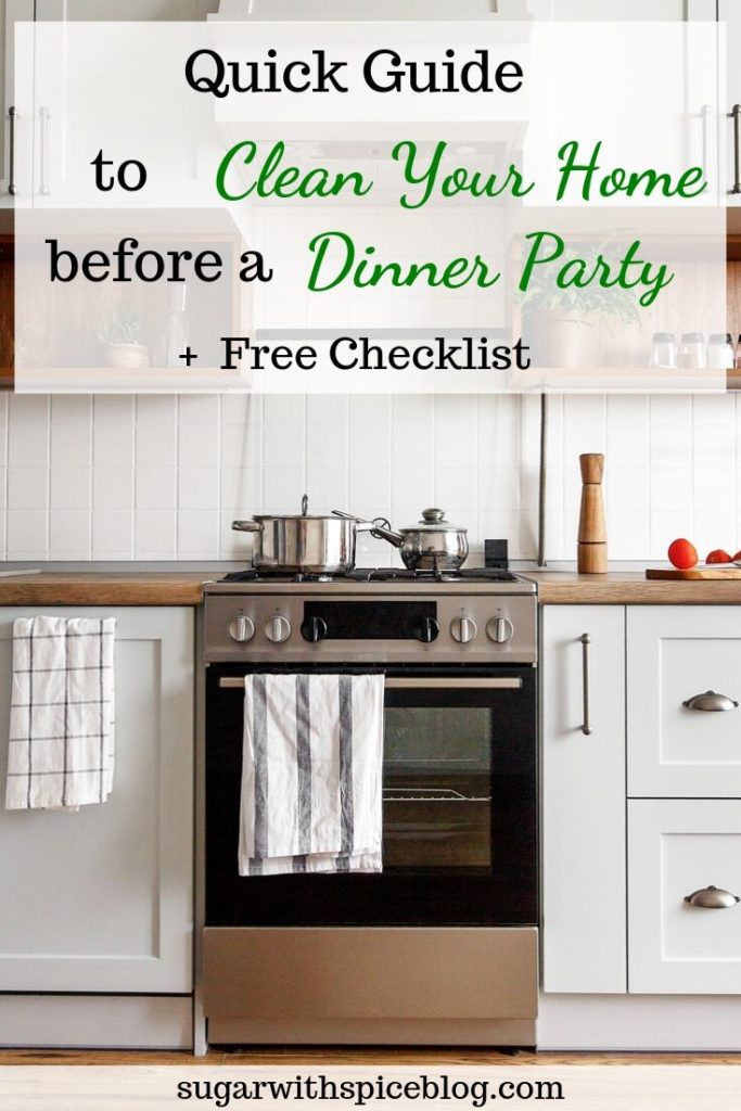 Quick Guide to Clean Your Home before a Dinner Party
