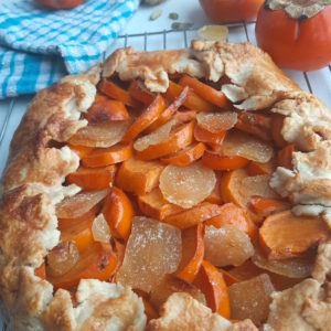 Persimmon and Ginger Galette. Sugar with Spice Blog